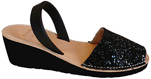 Avarcas menorquínas con tacón/cuña de 4,8 cm, Abarcas, Albarcas, Sandalias