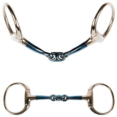 Harry´s Horse Olivenkopftrense Sweet Iron doppelt gebrochen 13mm, Größe:12.5