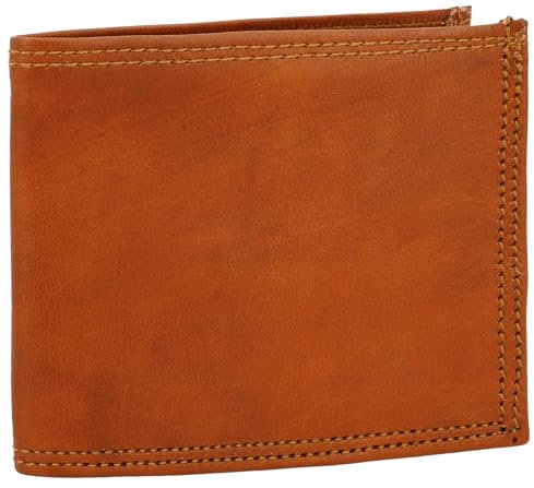 Gusti Geldbörse Leder - Joey Portemonnaie Brieftasche Geldbeutel Vintage Herren Braun Leder