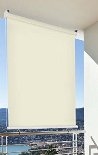 CV Balkon-Markise Creme Senkrecht Polyester 180x230 cm