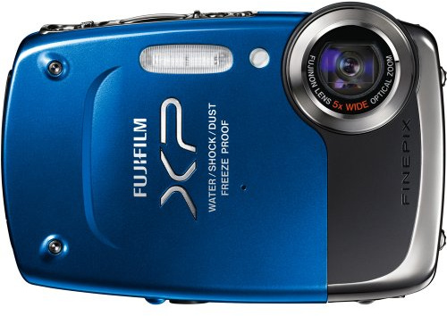 Fujifilm FinePix XP20 Blue 14 MP Digital Camera with 5x Optical Zoom - Blue
