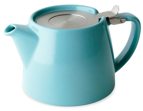 Suki Turquoise 18oz (530ml / 2 Cup) Loose Leaf TEAPOT with Infuser by FORLIFE