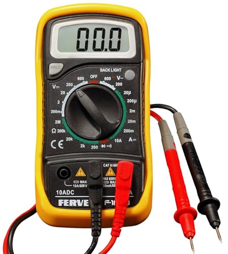 Ferve F-1830 Multímetro Digital de 3 1/2 dígitos
