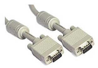 Matsuyama CL046 câble VGA (D-Sub) 10 m VGA (D-Sub) Blanc - Câbles VGA (D-Sub), VGA (D-Sub), Blanc, Nickel, Male connector/Male connector