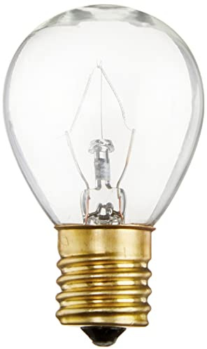 Satco S3629 Intermediate Base 40-Watt S11 Light Bulb, Clear, 1 Count (Pack of 1)
