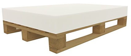 Dibapur Palettenkissen Matratzenkissen (120x80x12) Schaumstoff für Europalette - RG40/60 Fest - Hundekissen