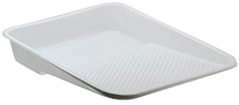 Rok Hardware 10 Pack of 11 Big 1 Quart White Plastic Paint Roller Tray Liner
