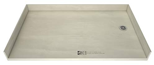 Tile Redi 3260RBF-PVC Free Shower Pan, 60 W x 32 D, Polished Chrome