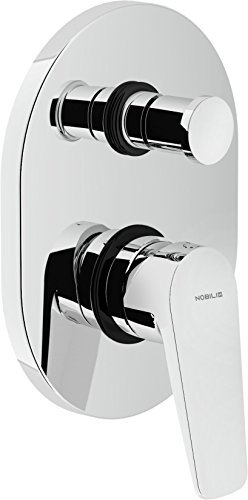 Nobili Rubinetterie SY97100CR Sky Miscelatore Monocomando per Doccia ad Incasso con Deviazione, Cromo