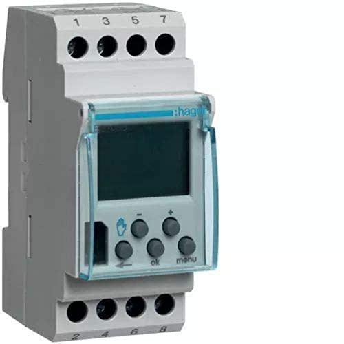 Hager Programador digital 1 vias s/llave EG103B