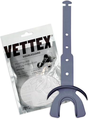 Vettex Doppel Zahnschutz mit Lip Schutz, Silber