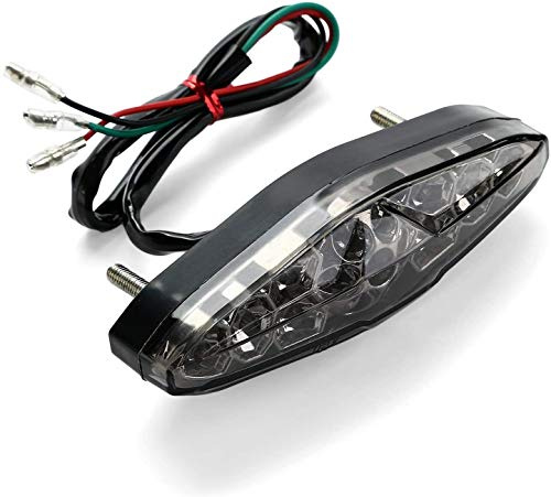 CICMOD Universale Fanale Posteriore, 15 LED Faro di Coda Freno Luce Quad ATV Bici