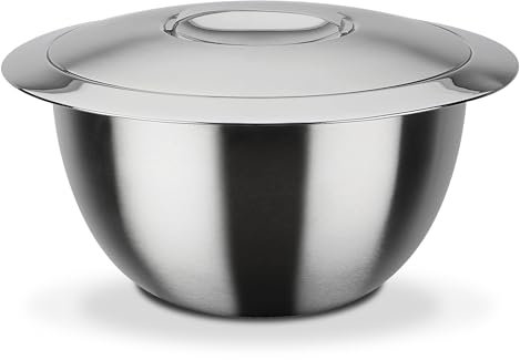 GSW Stahlwaren GmbH Thermo terrina con Coperchio, 20 x 12.3 cm, 2 l, in Acciaio Inox, Argento, 30 x 20 x 12.3 cm