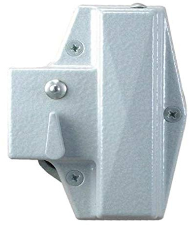 Simplex - 91726D Kaba 900 Series Metal Mechanical Pushbutton Auxiliary Lock with Thumbturn, Fits 35mm to 38mm Thick Door, 16mm Deadlocking Spring Latch, Flat Front, Satin Chrome Finish