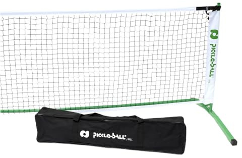 Pickleball 3.0 Tournament Net - Portable Lightweight Steel Construction for Outdoor Play - Durable Pickleball Net for Competitive and Recreational Use - Meets Tournament net Regulation