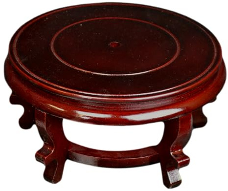 9 Wooden Rosewood Fishbowl Display Vase Stand Plant Pot Display Stand