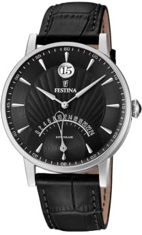 Festina Herren-Armbanduhr Analog Quarz Leder F16984/4