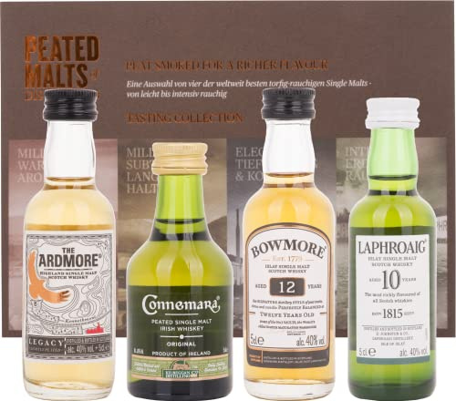 Peated Malts Of Distinction - Coffret De 4 Irish Whiskey Et Ecossais (4 X 0.05L)