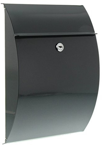 BURG WÄCHTER Capri 813 ANT Casella di Posta in Lamiera di Acciaio, Antracite, (B x H x T) 215 x 304 x 80 mm