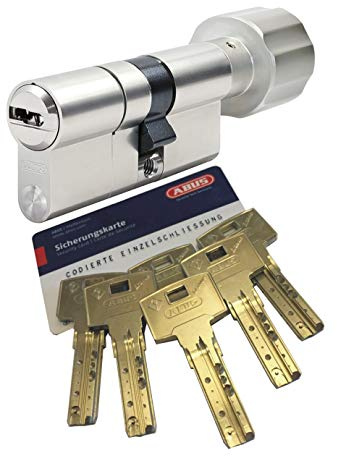 ABUS Bravus.3000 MX Knaufzylinder mit Sicherungskarte und 6 Schlüssel, Länge (a/b) 40/K30mm (c=70mm) K=Knaufseite, modulare Bauweise MX erhöhter Bohr/Zieh- u. Abreißschutz