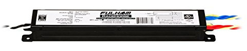 Fulham Lighting Fulham Racehorse Linear Ballast for T5HO, RHA-UNV-254-LT5 , Black