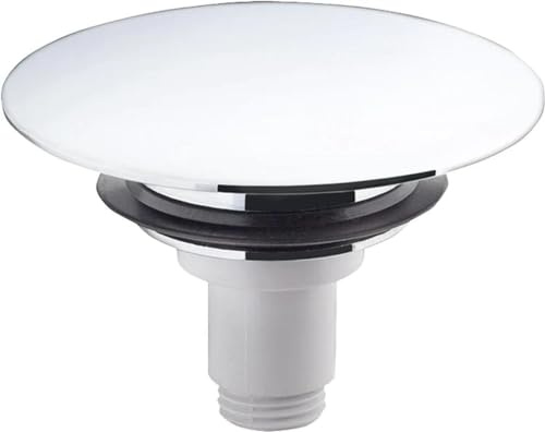 hansgrohe Stopfen für Push-open-Ablaufgarnitur (Metall), Chrom, 97204000 | kompatible Produkte siehe Online-Ersazteilkatalog von Hansgrohe