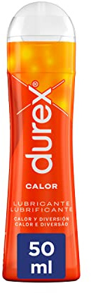 Durex Lubricante Calor y Diversión, óptimo para masturbación, 50 ml