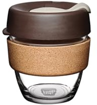 KeepCup Brew Reisebecher, Kork-Edition, ca. 240 ml, Farbe Mandelbraun