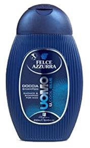 Felce Azzurra Man Duschgel Cool Blue 2 in 1 - Energetisierendes Duschgel und Shampoo mit erfrischendem Duft für einen guten Start in den Tag - 1er Pack (1x 250 ml)