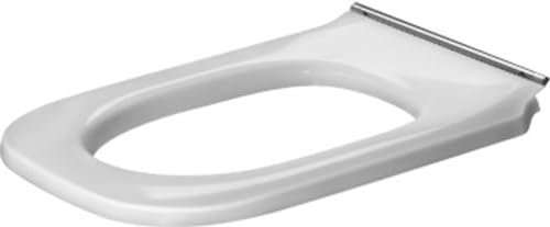 Duravit 60910000 WC-Sitzring VITAL weiss mit Scharnieren aus Edelstahl und Winkelpuffern