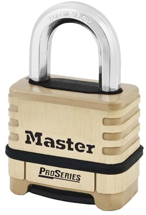 Master Lock 1175d Cadenas à Laiton Cadenas à combinaison