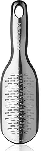 Microplane Serie Elite Rallador Doble, Acero Inoxidable, Negro, 27.50x7.60x2.80 cm