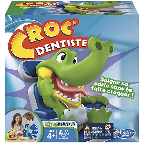 Hasbro - Coccodentista Gioco di Abilità [Versione Francese]