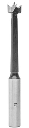 ENT 40515 Kunstbohrer WS, Durchmesser (D) 15 mm, NL 75 mm, SL 50 mm, GL 125 mm, S 13 mm, lange Ausführung