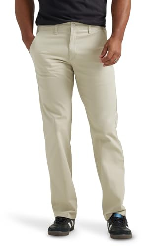 Lee Herren Jeans Flat Front Straight XM, Regular Fit, Straight Leg, STEN, 33W / 30L