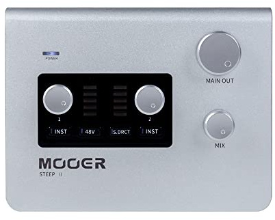 Mooer STEEP II, Multi-Platform Audio Interface (Silver)