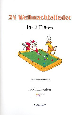 24 Weihnachtslieder (+CD): für 2 Flöten Partitur