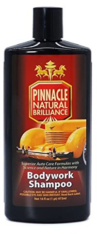 Pinnacle Bodywork Shampoo | Luxurious pH-Neutral Car Wash | Scratch-Free Formula with Long-Lasting Suds | High-Yield Concentrate for Gentle Cleaning | PIN-100 | 16 oz