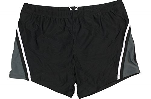 Abraxas boxer- badshorts stora storlekar upp till 8 XL, svart/grå