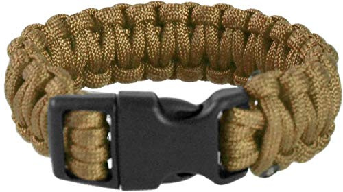 normani 1-2 oder 3 Professionelles Survival Armband aus geflochtener Paracord mit Clipverschluss 17mm