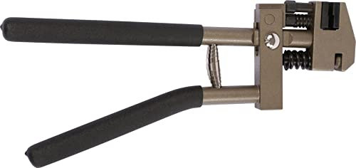 Kunzer 7ASZ01 Loch-Absetzzange - robustes Kombi-Tool mit Drehkopf zum Lochen und Falzen von Blech bis 1mm Stärke