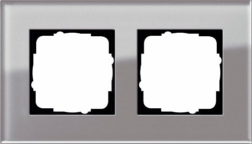 Gira 0212122 Abdeckrahmen 2-fach Esprit Glas, umbra