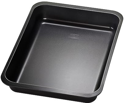 Dr. Oetker Plat à rôtir en acier anti-adhésif pour lasagnes, poulet et plats à gratin - 1 pièce