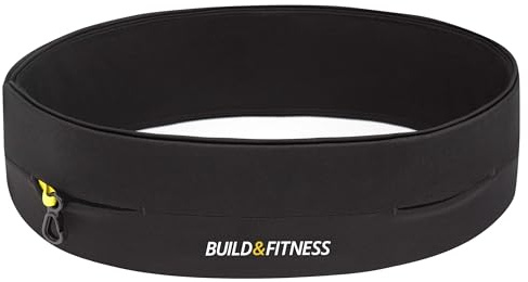 Build & Fitness Laufgürtel. Flip-Taille Gürteltasche, Schlüsselclip und Handyhalterung für Damen und Herren. Leicht, schlank, komfortabel und passend für alle Handymodelle