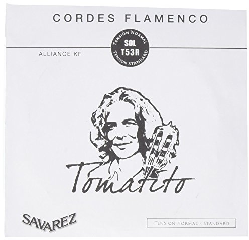 Savarez T53R Flamenco Fusion Gitarrensaiten, normale Spannung, Alliance Kohlefaser-Verbundwerkstoff, 3. G, Stärke 0,34 Zoll, Einzelsaite, 10 Stück