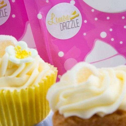 Sugar and Crumbs Lemon Drizzle Natural Flavoured Icing Sugar for Cakes, Butte.