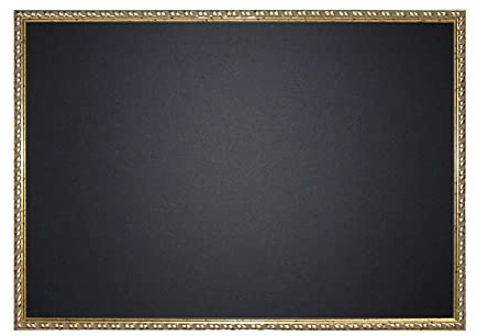 Kreidetafel mit Antikrahmen in Altgold 60 x 42 cm