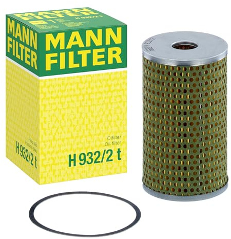 MANN-FILTER H 932/2 t Ölfilter - für Lkw + Busse | Für LKW, Busse, Hohe Filtrationsleistung, Optimaler Motorschutz, Hochwertige Dichtung, Echte OE-Technologie
