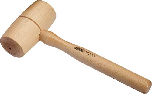 SAM Outillage 307-51 Maillet bois 400 g Tête 53 mm