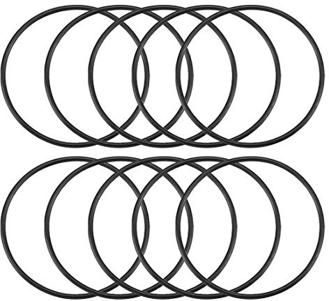 sourcing map 10 Stück Metrische Nitrilkautschuk O-Ringe Dichtung Gummi 42mm Außendurchm. 39mm Innendurchm. 1.5mm Breite